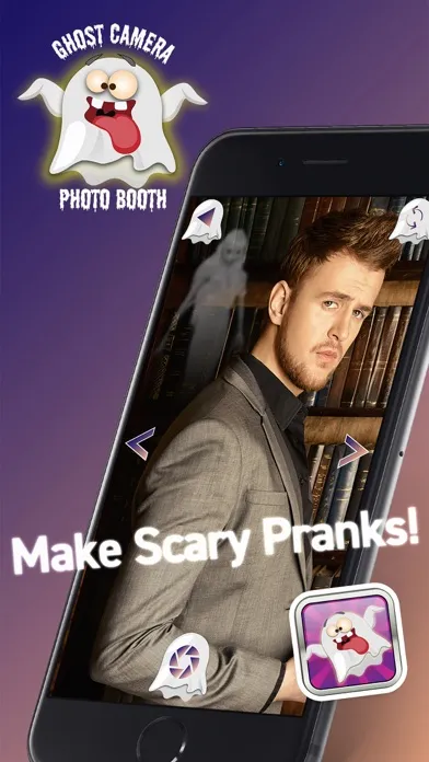 Ảnh chụp màn hình của Ghost Camera Photo Booth – Add Spooky Face Stickers and Effects to Make Scary Pranks
