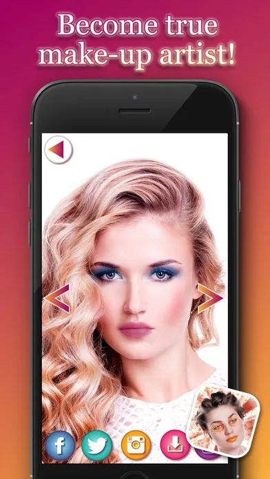 Скриншоты Makeup For Girls – Visit Virtual Makeover Salon And Try Out Different Beauty Products