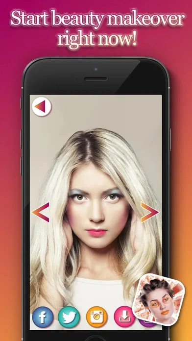 Скриншоты Makeup For Girls – Visit Virtual Makeover Salon And Try Out Different Beauty Products
