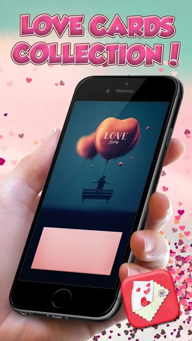 Tangkapan skrin Love Cards Collection