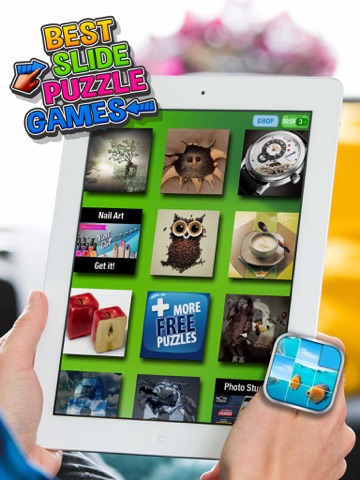 Best Slide Puzzle Game.s – Picture Scramble.r & Tile Sliding Challenge for Kids and Adults iPad  Screenshots