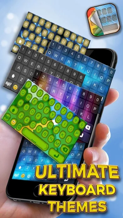 تصاویر Ultimate Keyboard Themes – Customize Cool Key.boards with Color Text Fonts for iPhone