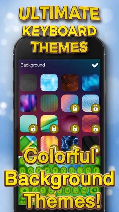 تصاویر Ultimate Keyboard Themes – Customize Cool Key.boards with Color Text Fonts for iPhone