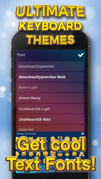 تصاویر Ultimate Keyboard Themes – Customize Cool Key.boards with Color Text Fonts for iPhone