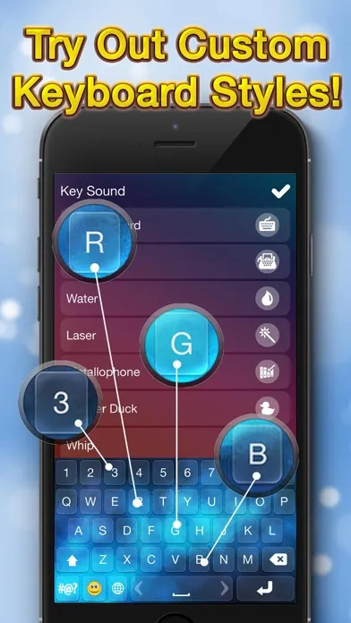 تصاویر Ultimate Keyboard Themes – Customize Cool Key.boards with Color Text Fonts for iPhone