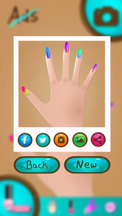 Zrzuty ekranu Fancy Nails Design Beauty Salon – Nail Art Makeover Game For Girls