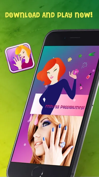 Captures d'écran de Nail Art Makeover Studio – Fancy Manicure Salon and Beauty Spa Game for Girls