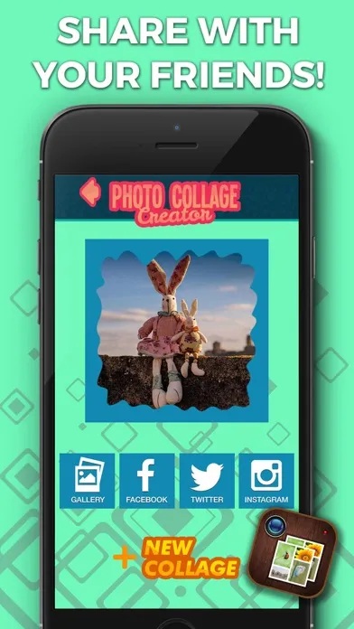 Photo Collage Creator – Best Pic Frame Editor and Grid Maker to Stitch Pictures Screenshots
