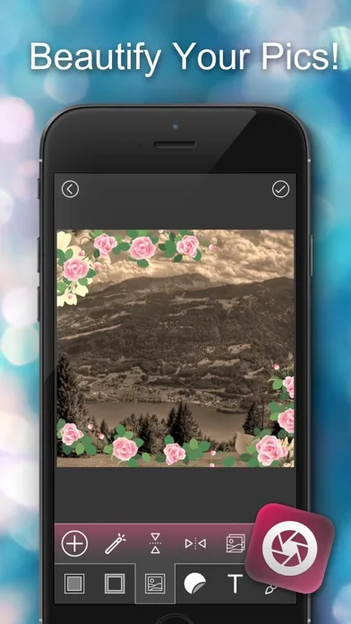 The Ultimate Photo Editor – Picture Frames & Stickers and Caption Maker应用截图