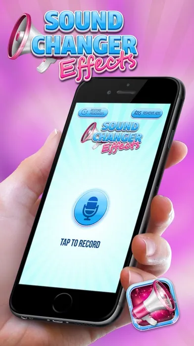 Sound Changer Effects – Edit Recordings with Cool Voice Recorder and Modifier App Screenshots