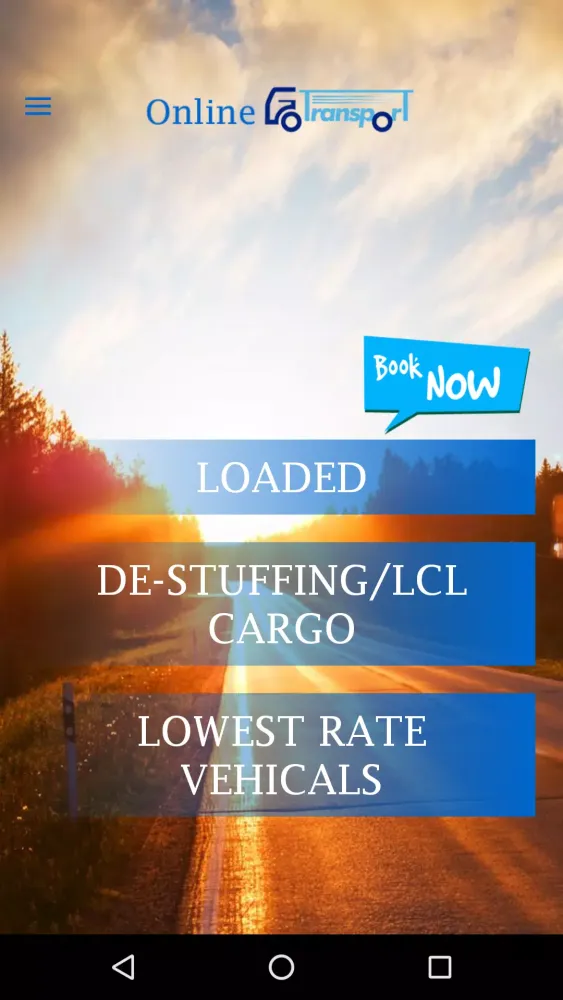 Online Transport Screenshots