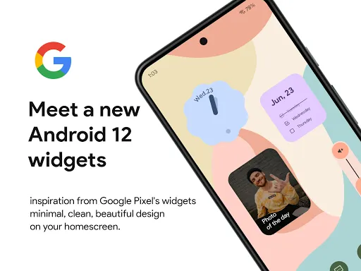 Android 12 U for kwgt应用截图