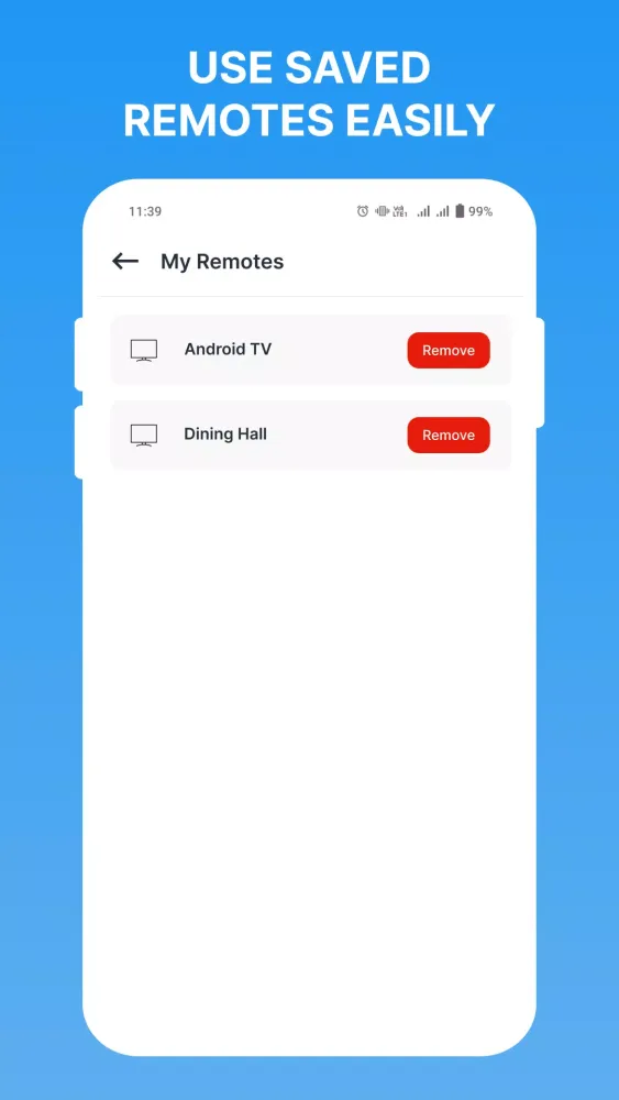 Screenshot di Remote Control for Android TV