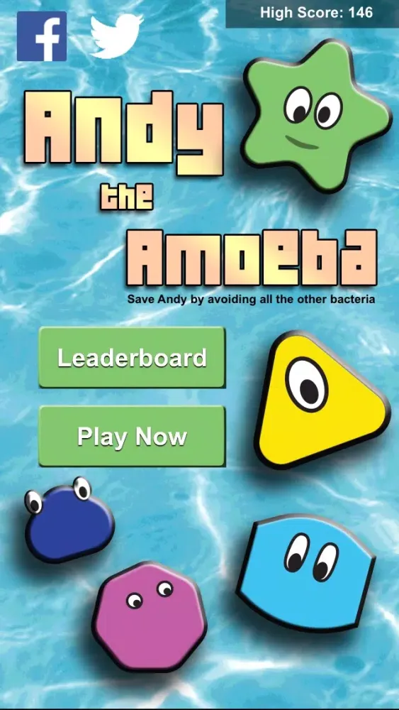 Andy the Amoeba - Bacteria Attack স্ক্রিনশট