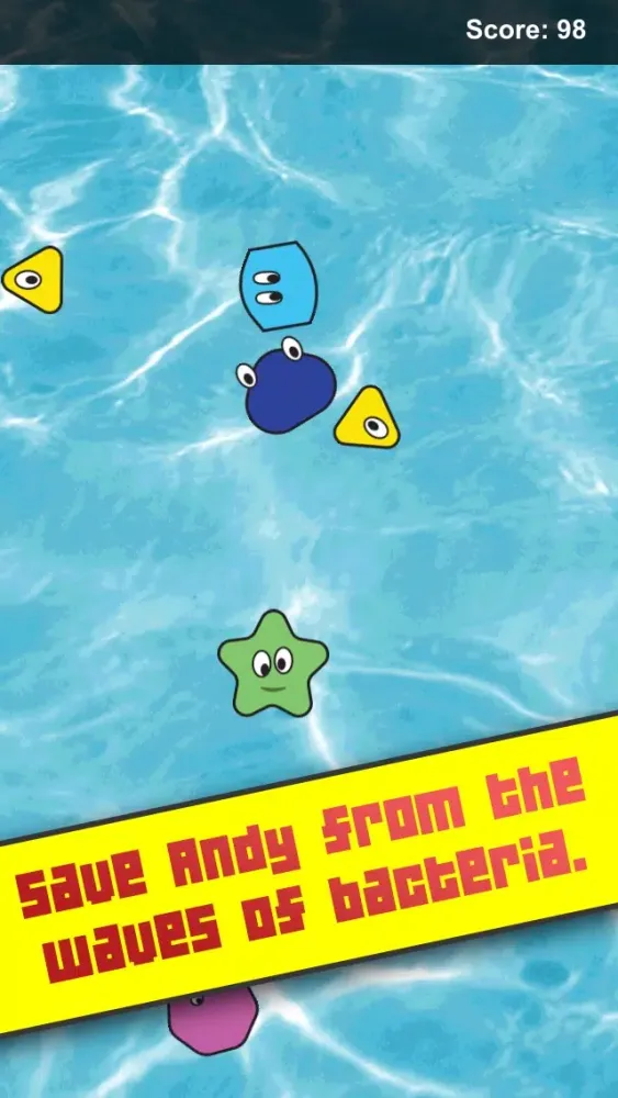 Andy the Amoeba - Bacteria Attack স্ক্রিনশট