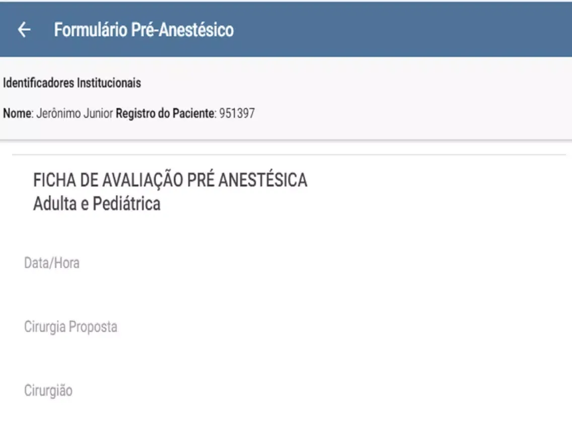 SOULMV Ficha Anestésica iPad  سکرین شاٹس