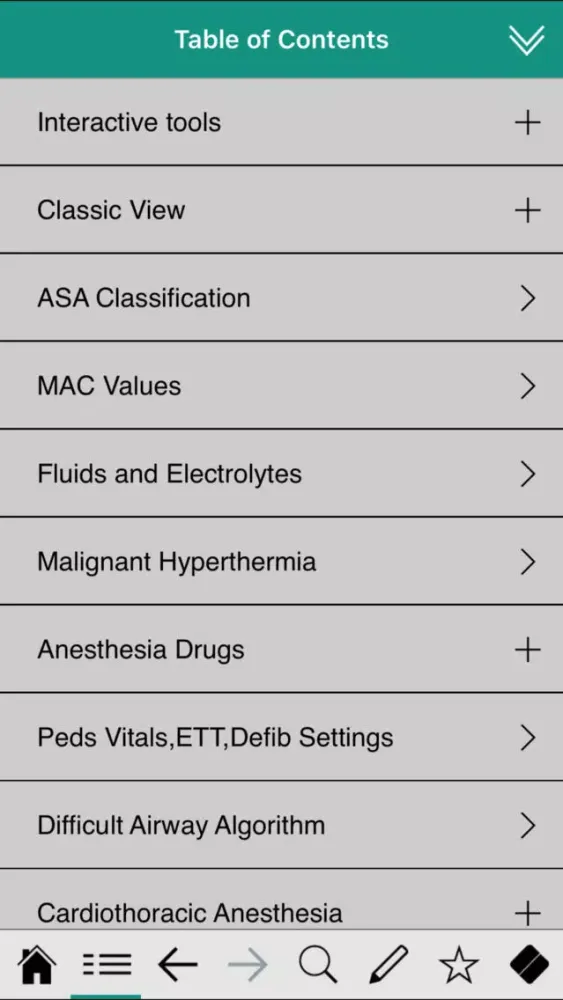 Anesthesiology pocketcards Screenshots
