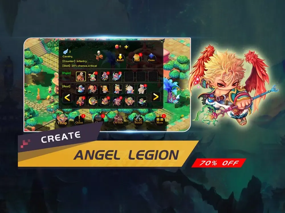 Скриншоты Angel Town 4- New SRPG iPad 