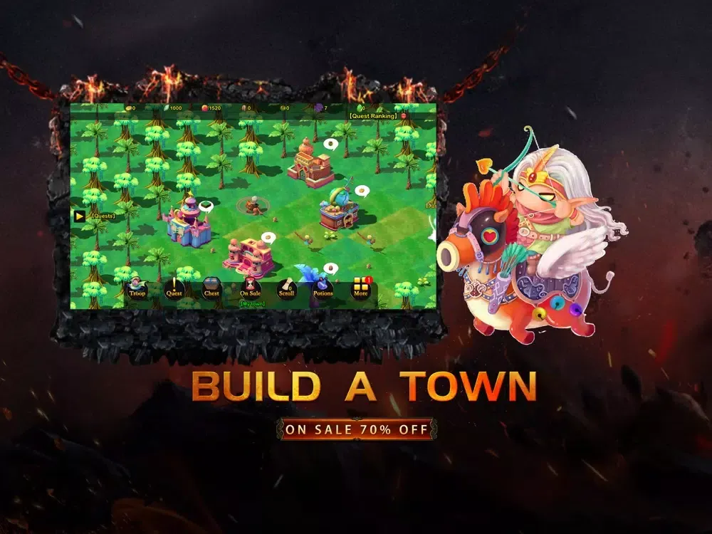 Capturas de tela do Angel Town 6- Dungeon RPG iPad 