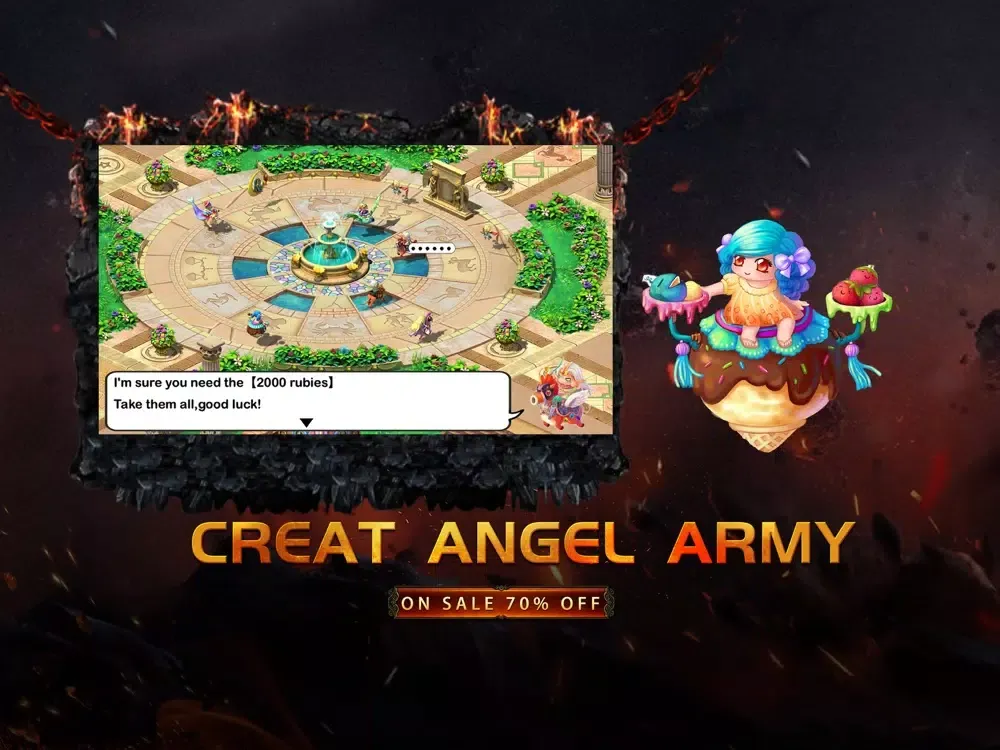 Capturas de tela do Angel Town 6- Dungeon RPG iPad 
