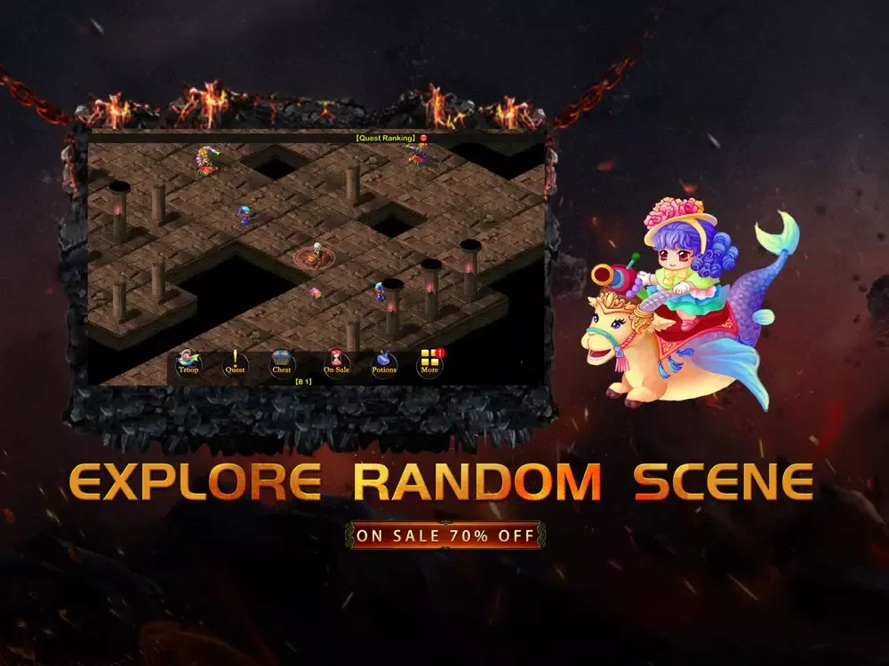 Capturas de tela do Angel Town 6- Dungeon RPG iPad 