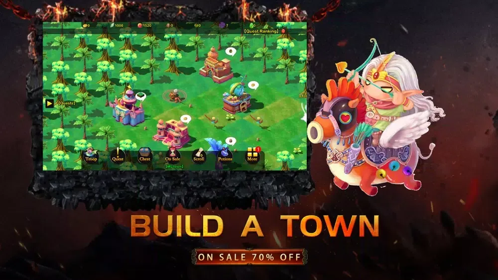 Capturas de tela do Angel Town 6- Dungeon RPG