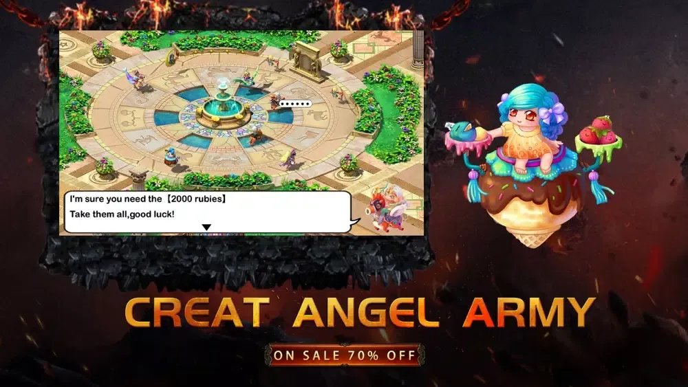 Capturas de tela do Angel Town 6- Dungeon RPG