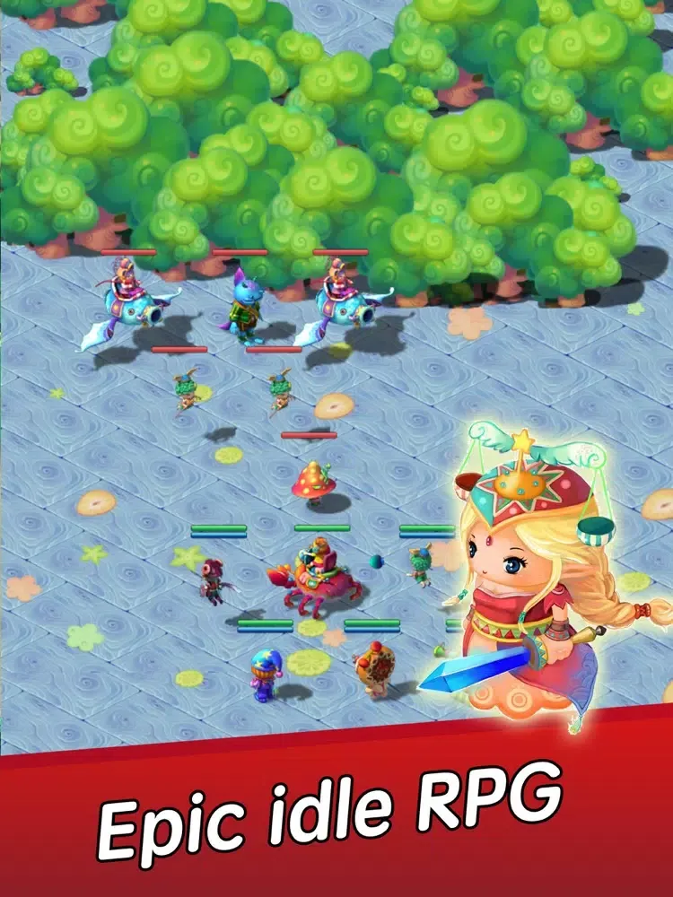 Скриншоты Angel Town 8- idle game iPad 