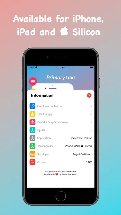 Previews Creator Screenshots