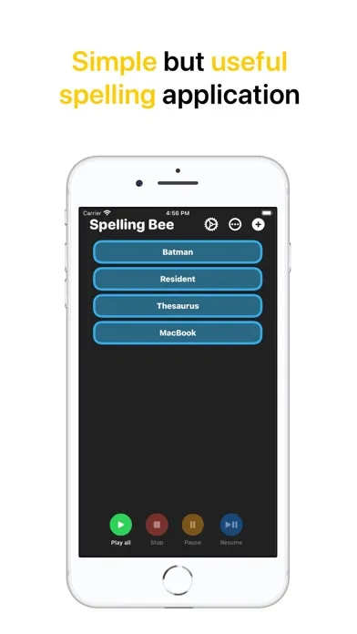 Capturas de pantalla de Spelling Bee: Custom words
