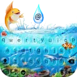 Glass Water Keyboard Theme