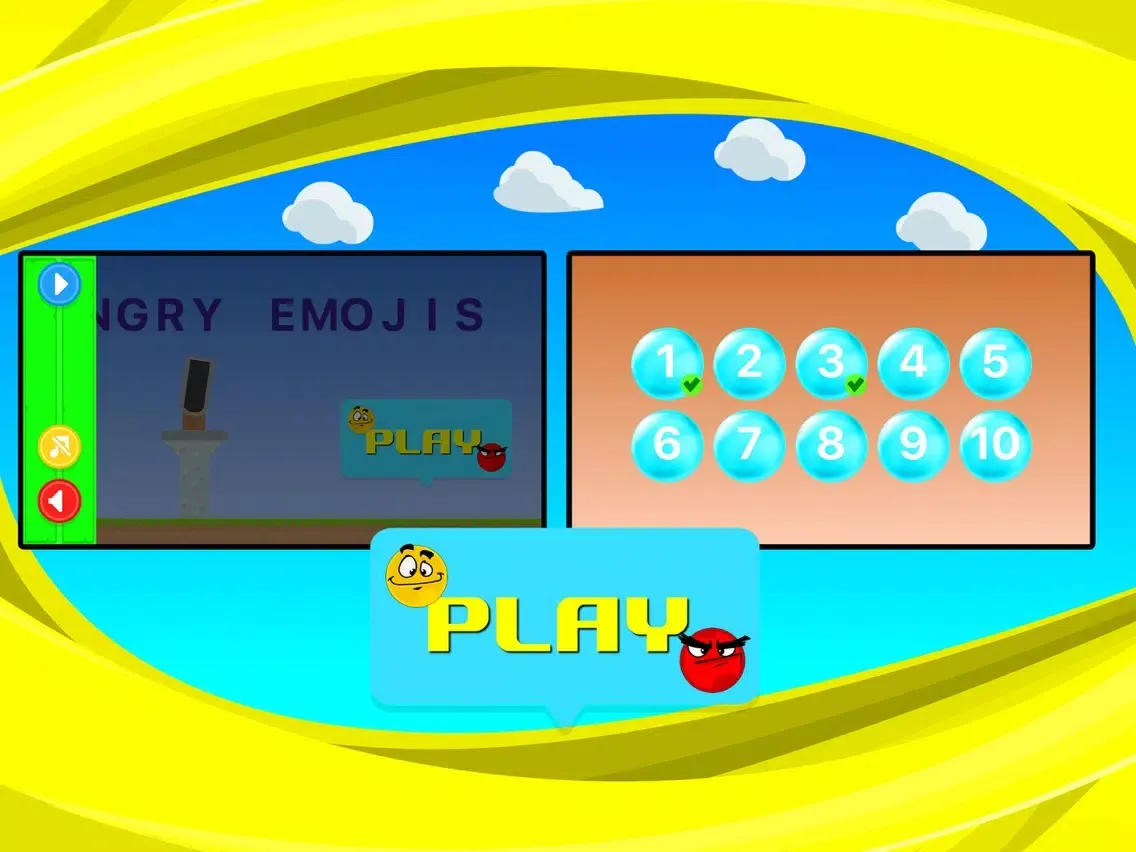 Angry Emojis Knock Down iPad  스크린샷