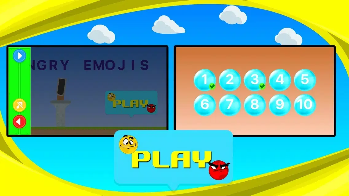 Angry Emojis Knock Down 스크린샷
