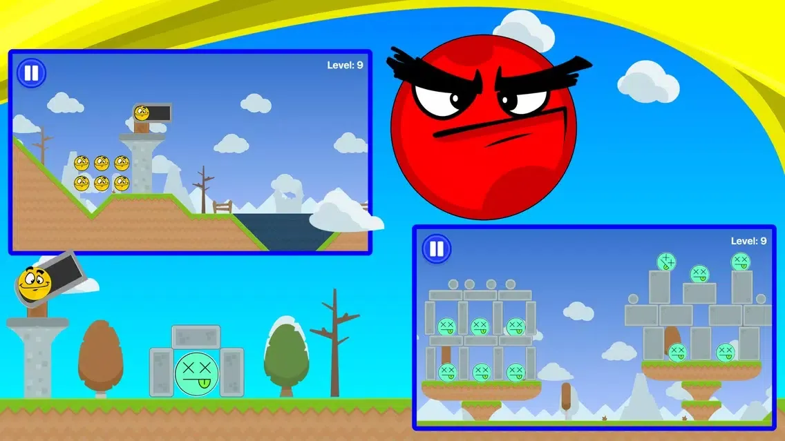 Angry Emojis Knock Down 스크린샷