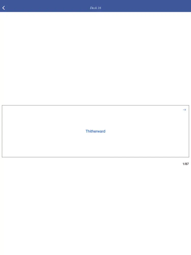 King James Dictionary - flashcard, quiz iPad  Screenshots