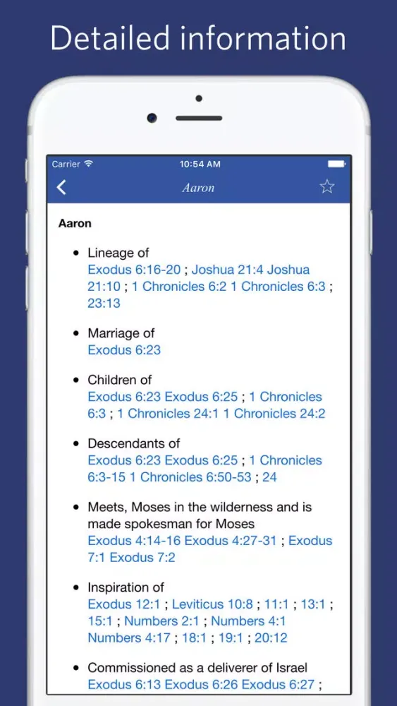 Ảnh chụp màn hình của Nave's Topical Bible - flashcard