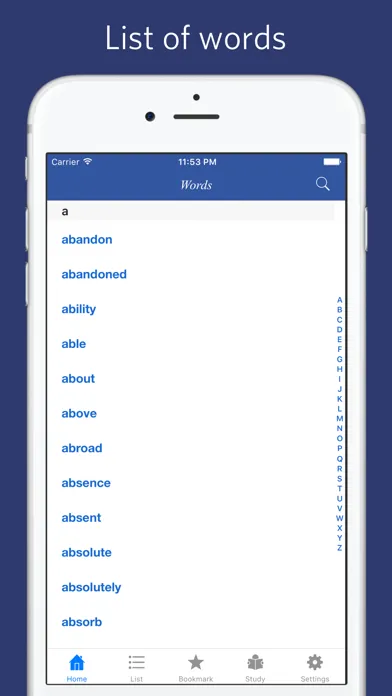 Oxford vocabulary 3000 - quiz, flashcard Ekran Görüntüleri