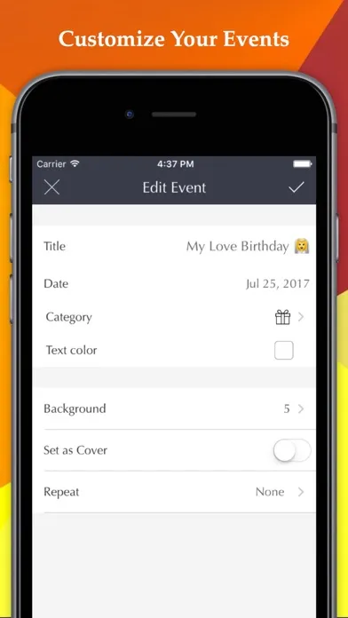 Event Countdown - Count Down Event, Anniversary Screenshots