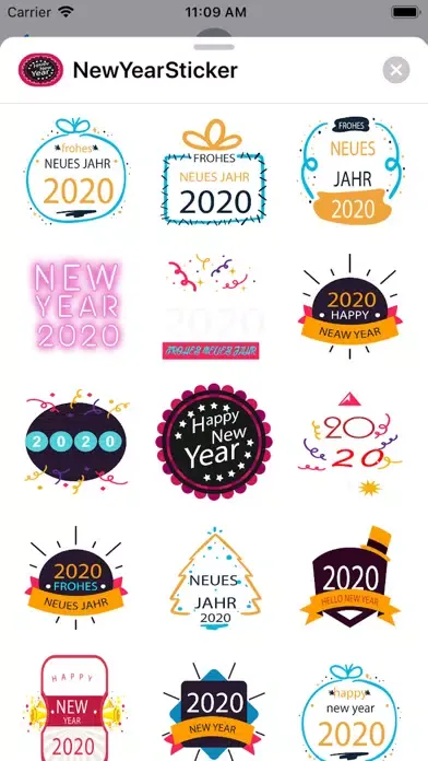 تصاویر New Year Stickers For WA