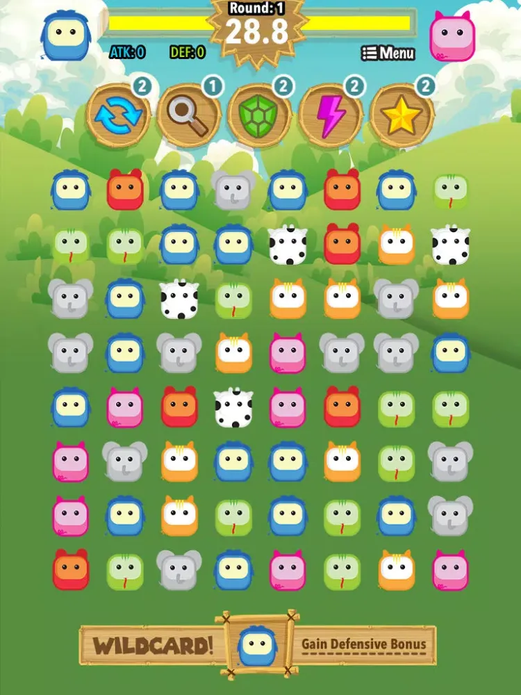 Animals Match Battle: Multi-Player Pets Puzzle with Wild Friends iPad  Ekran Görüntüleri