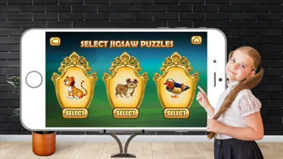 Tangkapan skrin Kids Animal Jigsaw Puzzles