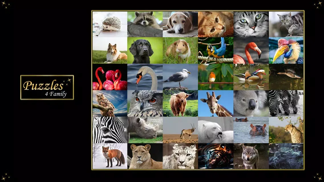 Tangkapan layar Animals 2 - Jigsaw and Sliding Puzzles