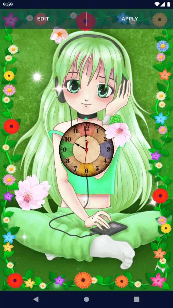 Anime Sakura Live Wallpaper Screenshots