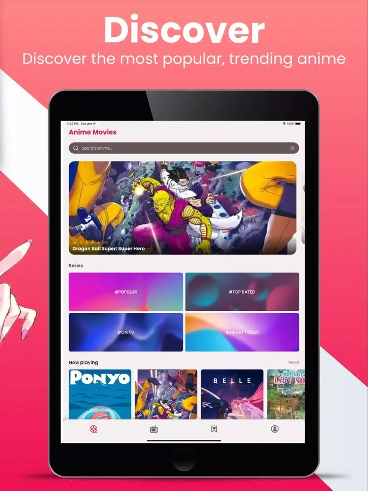 Скриншоты Anime TV: Shows Manga Drama iPad 