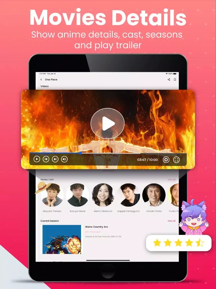 Скриншоты Anime TV: Shows Manga Drama iPad 