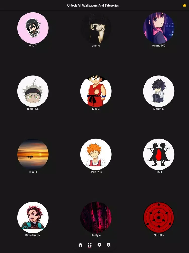 Скриншоты Anime Wallpapers live iPad 