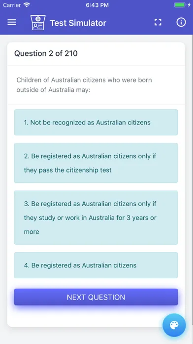 Australian Citizenship Tests应用截图
