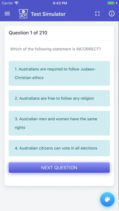 Australian Citizenship Tests应用截图