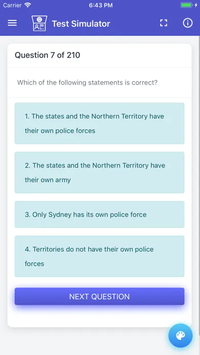 Australian Citizenship Tests应用截图