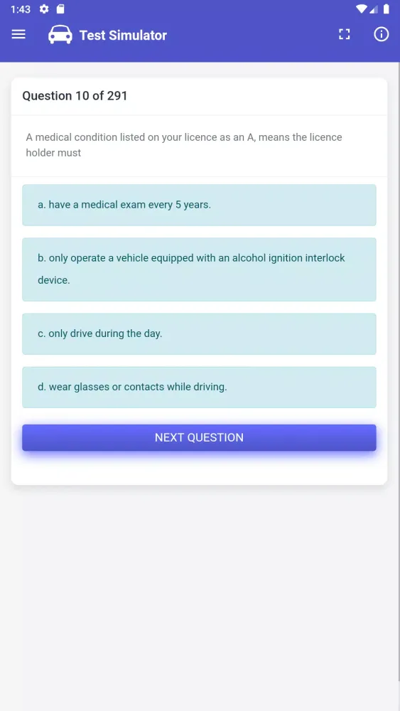 Capturas de pantalla de Quebec Driving Test - SAAQ, C
